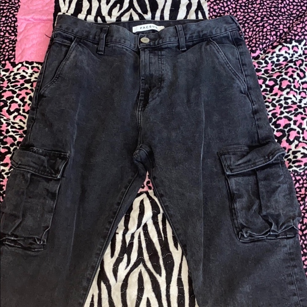 Men’s Slim Taper Black Jeans
